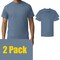 Gildan Unisex Ultra Cotton Short Sleeve T-Shirt Bundle, Crewneck Blanks for Crafting, Indigo Blue, S–5XL
